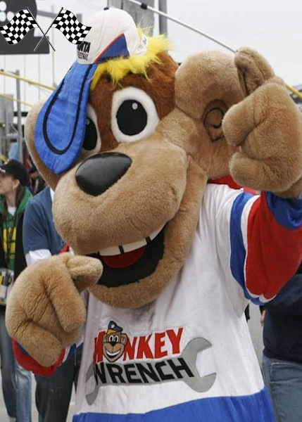 nascar mascot monkey