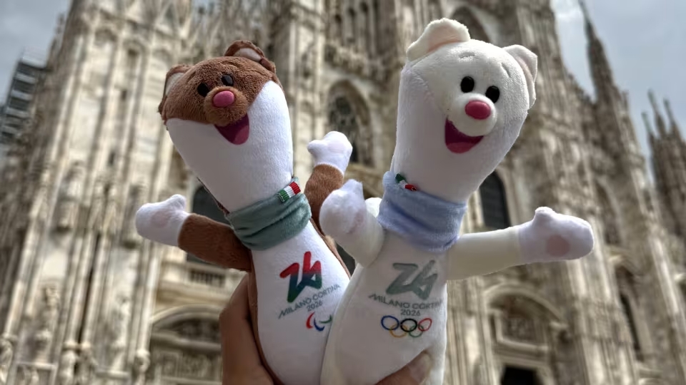 Olympics 2026 mascot Tina and Mila олімп 26